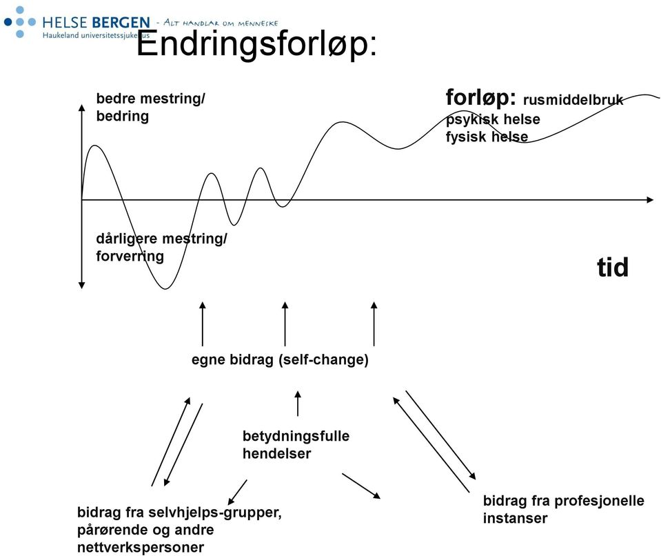 (self-change) betydningsfulle hendelser bidrag fra