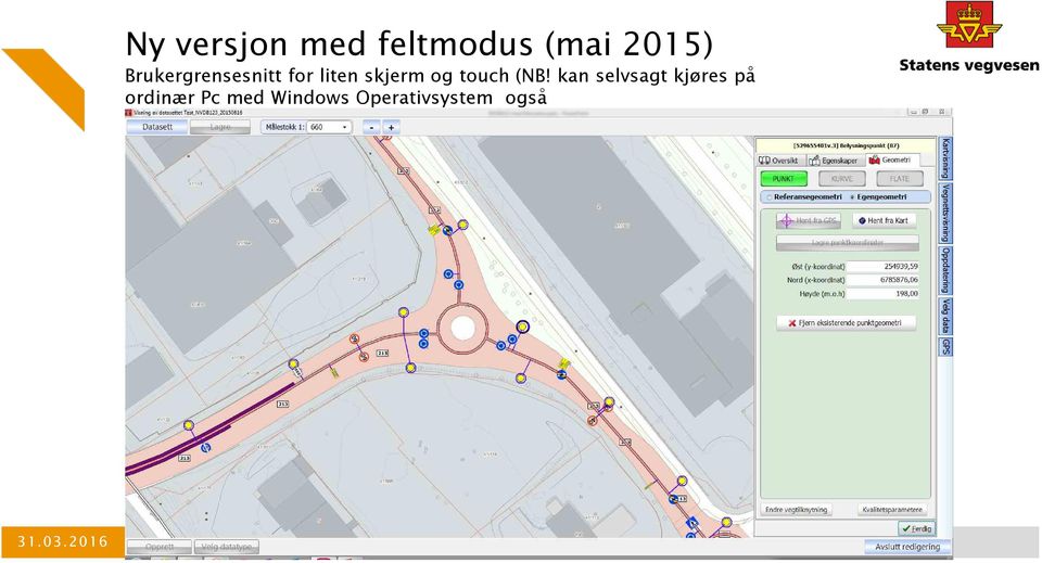 Brukergrensesnitt for liten skjerm og