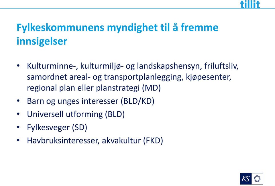 kjøpesenter, regional plan eller planstrategi (MD) Barn og unges interesser