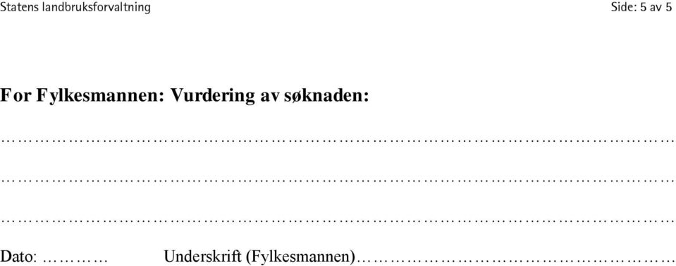 5 av 5 For Fylkesmannen: