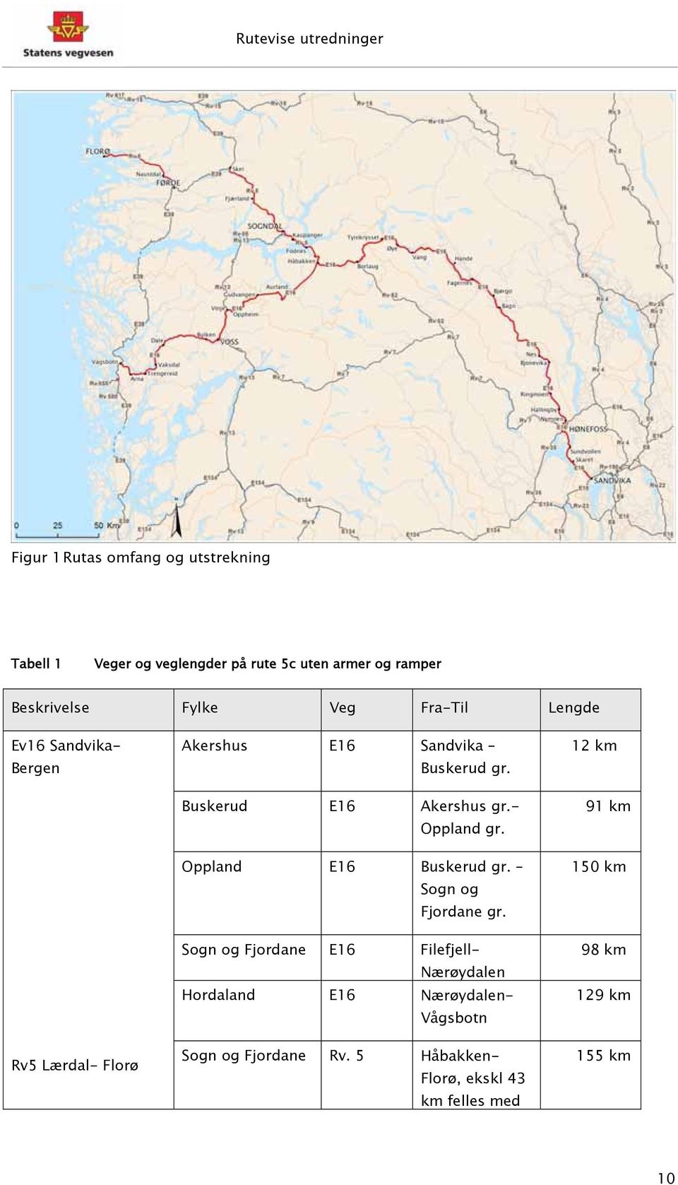 - Oppland gr. Oppland E16 Buskerud gr. Sogn og Fjordane gr.