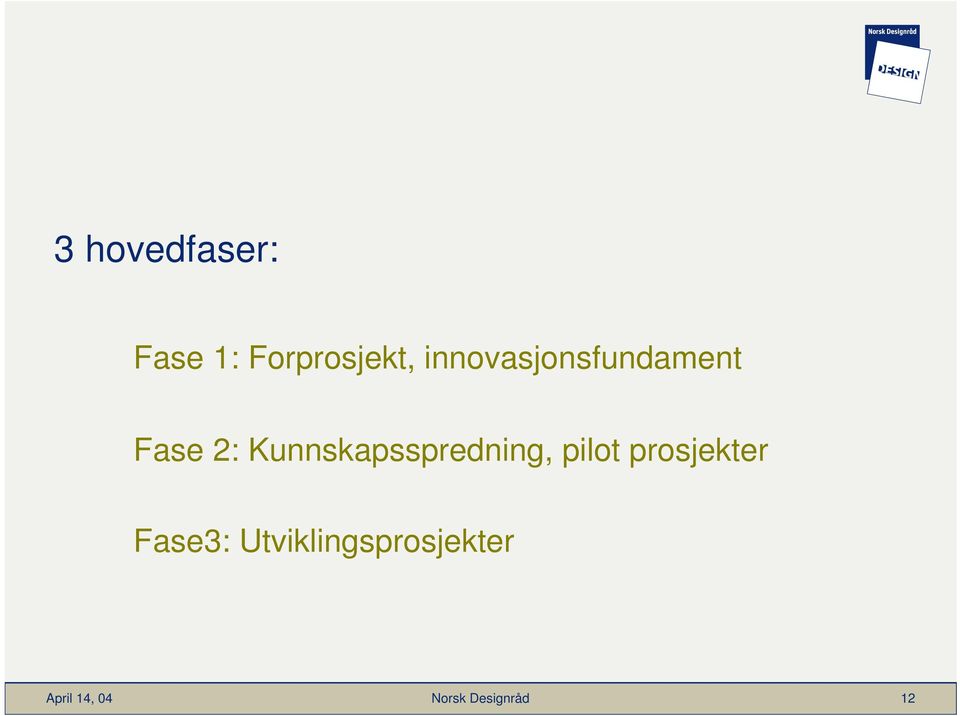 innovasjonsfundament Fase 2: