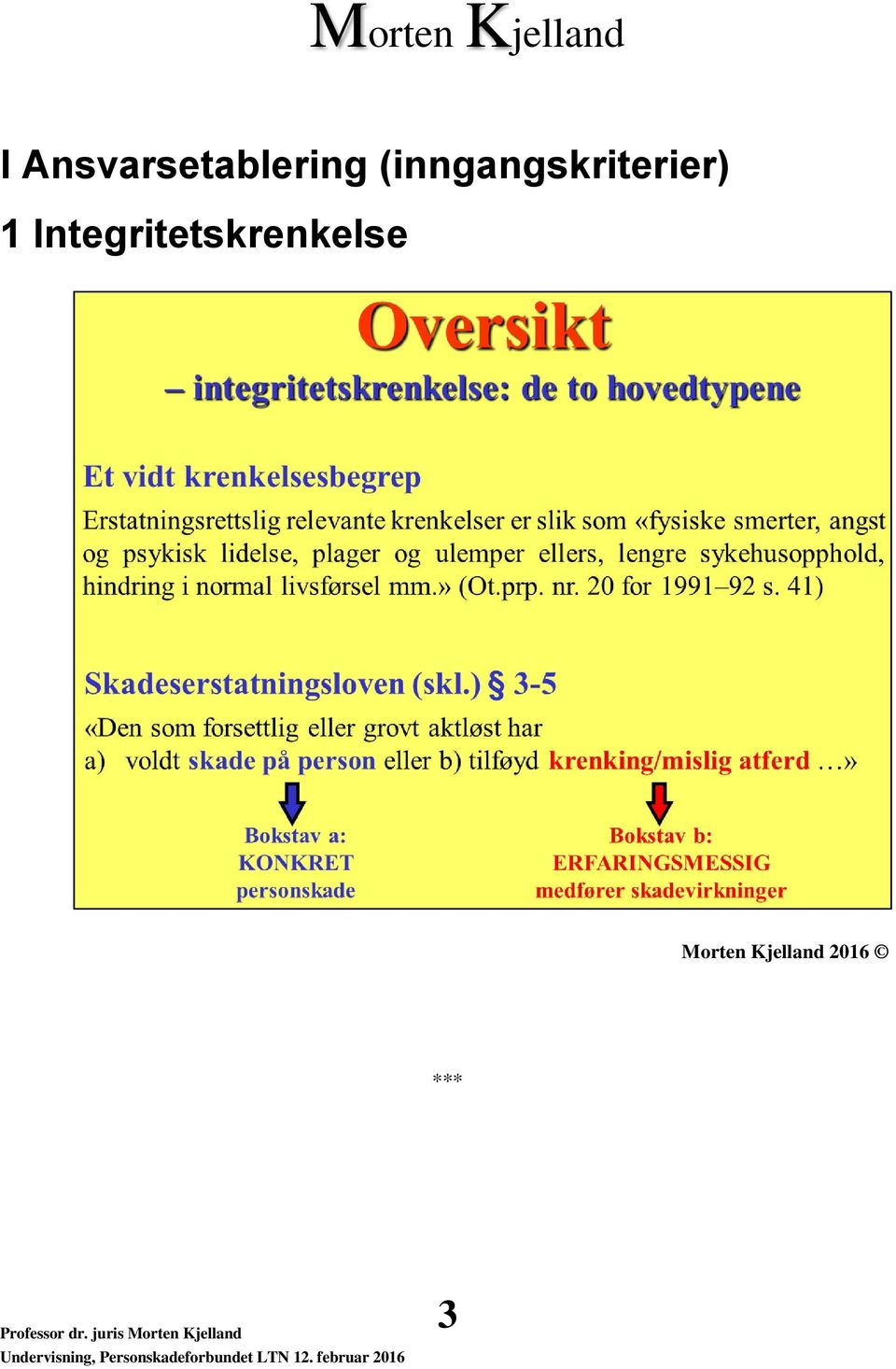 Integritetskrenkelse M