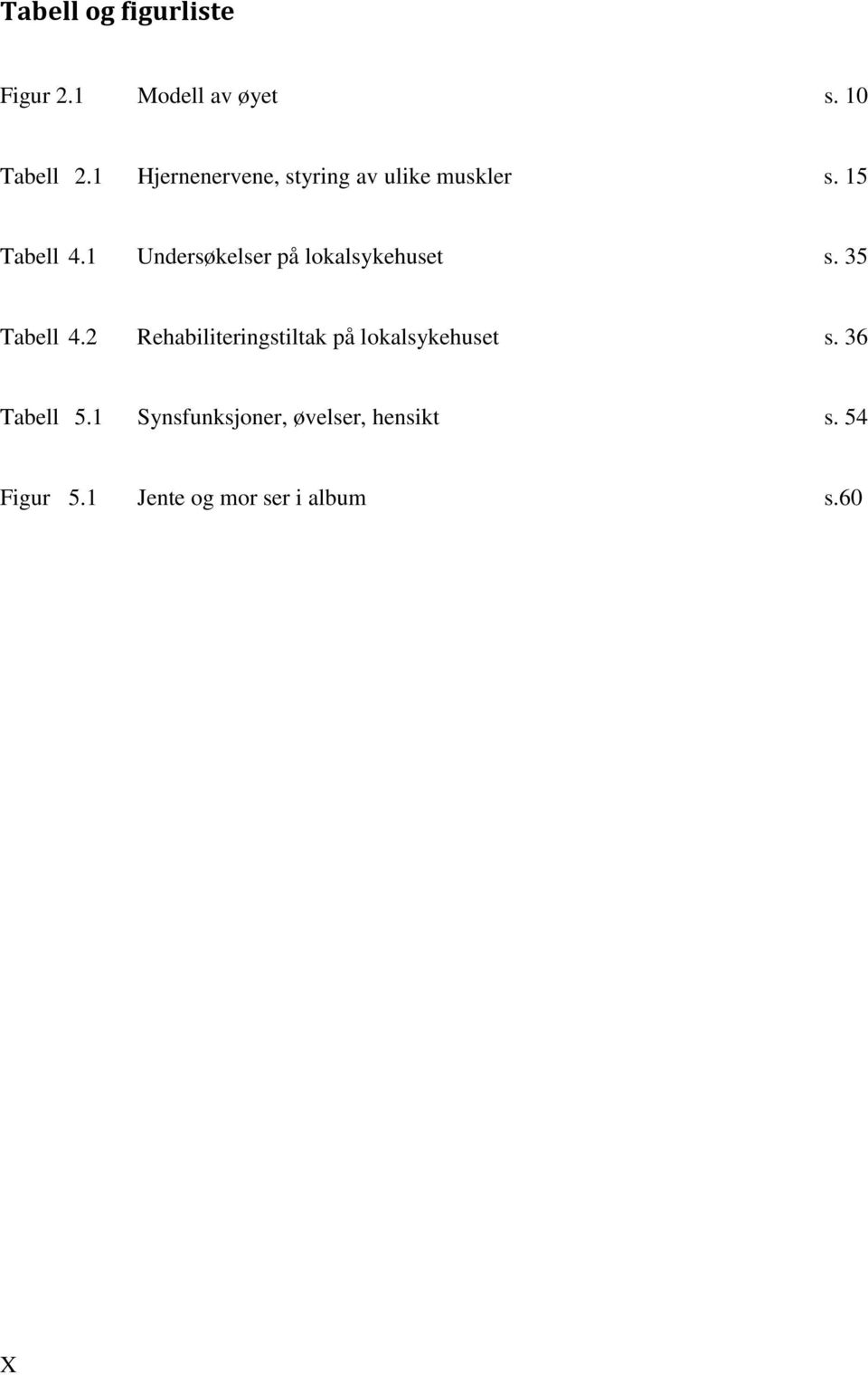 1 Undersøkelser på lokalsykehuset s. 35 Tabell 4.