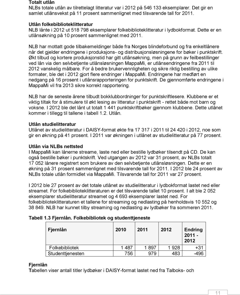 NLB har mottatt gode tilbakemeldinger både fra Norges blindeforbund og fra enkeltlånere når det gjelder endringene i produksjons- og distribusjonsløsningene for bøker i punktskrift.