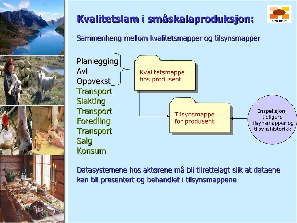 produsent Tilsynsmappe for produsent Inspeksjon, tidligere tilsynsmapper og tilsynshistorikk