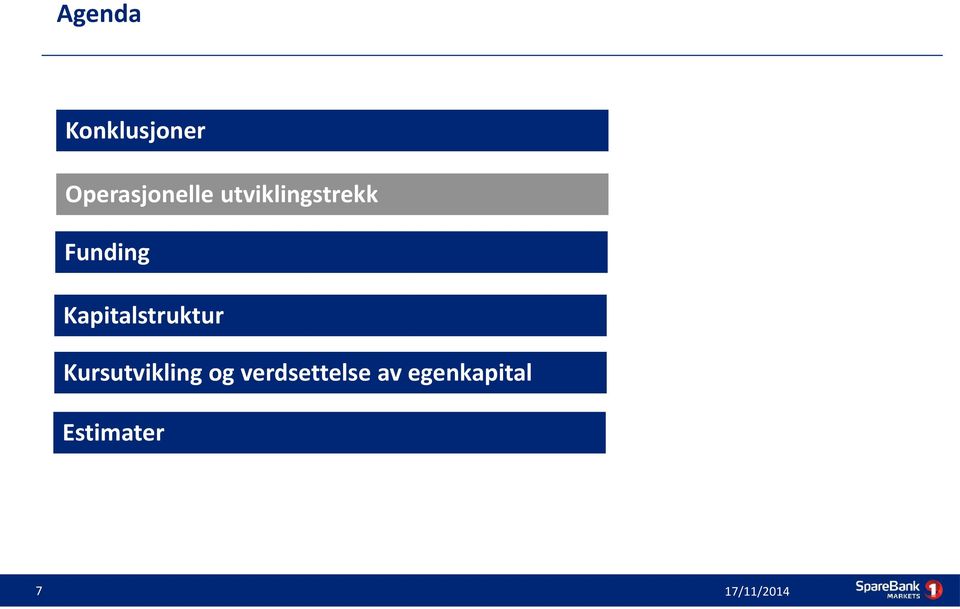 Funding Kapitalstruktur