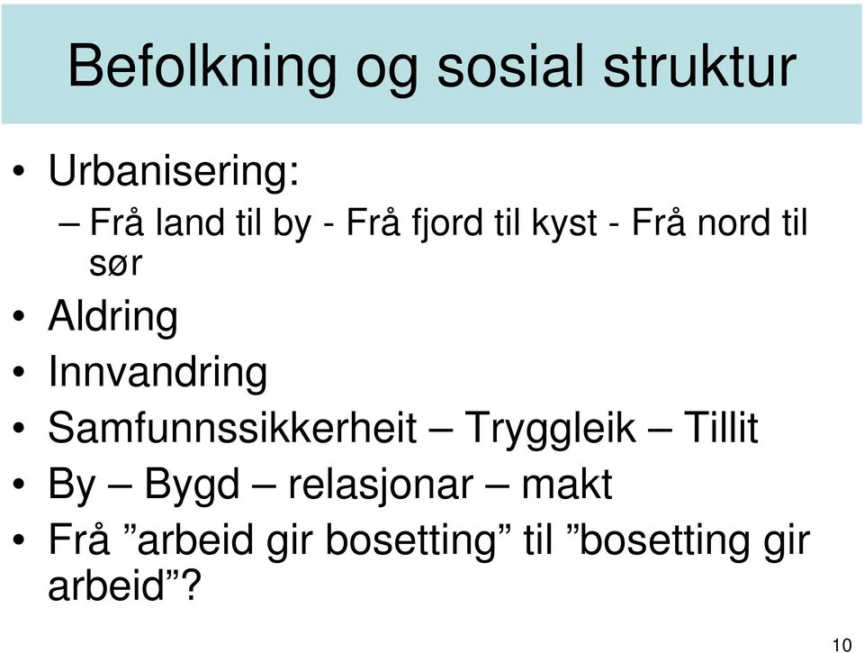 Innvandring Samfunnssikkerheit Tryggleik Tillit By Bygd