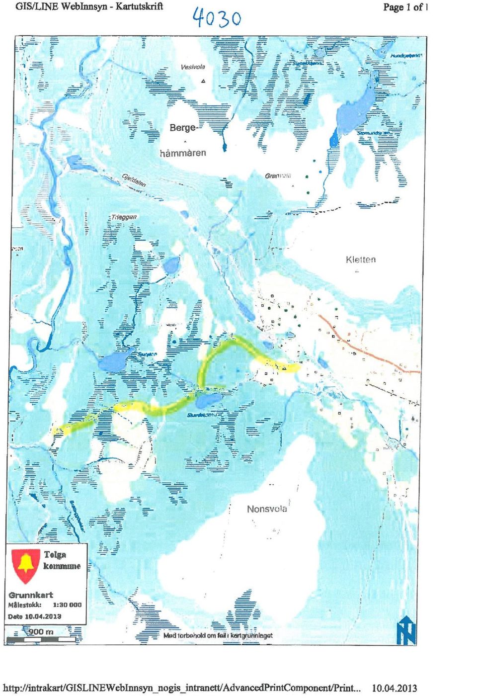 04.2013 fl s " Madtorbehold om rkeingrumlaget http://intrakart/gislinewebinnsynnogis