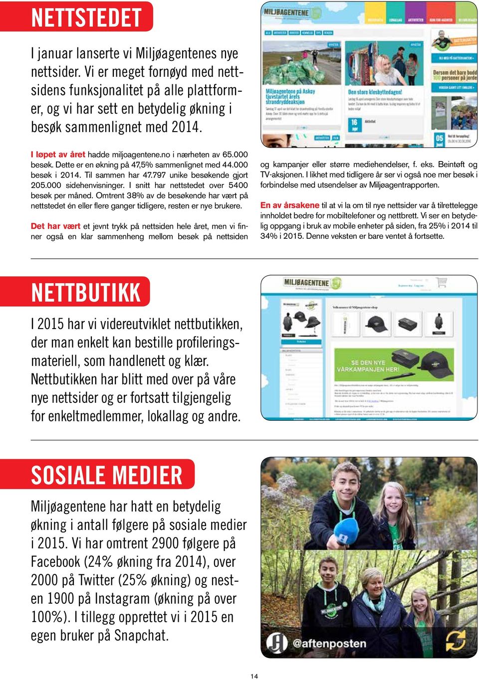 000 sidehenvisninger. I snitt har nettstedet over 5400 besøk per måned. Omtrent 38% av de besøkende har vært på nettstedet én eller flere ganger tidligere, resten er nye brukere.