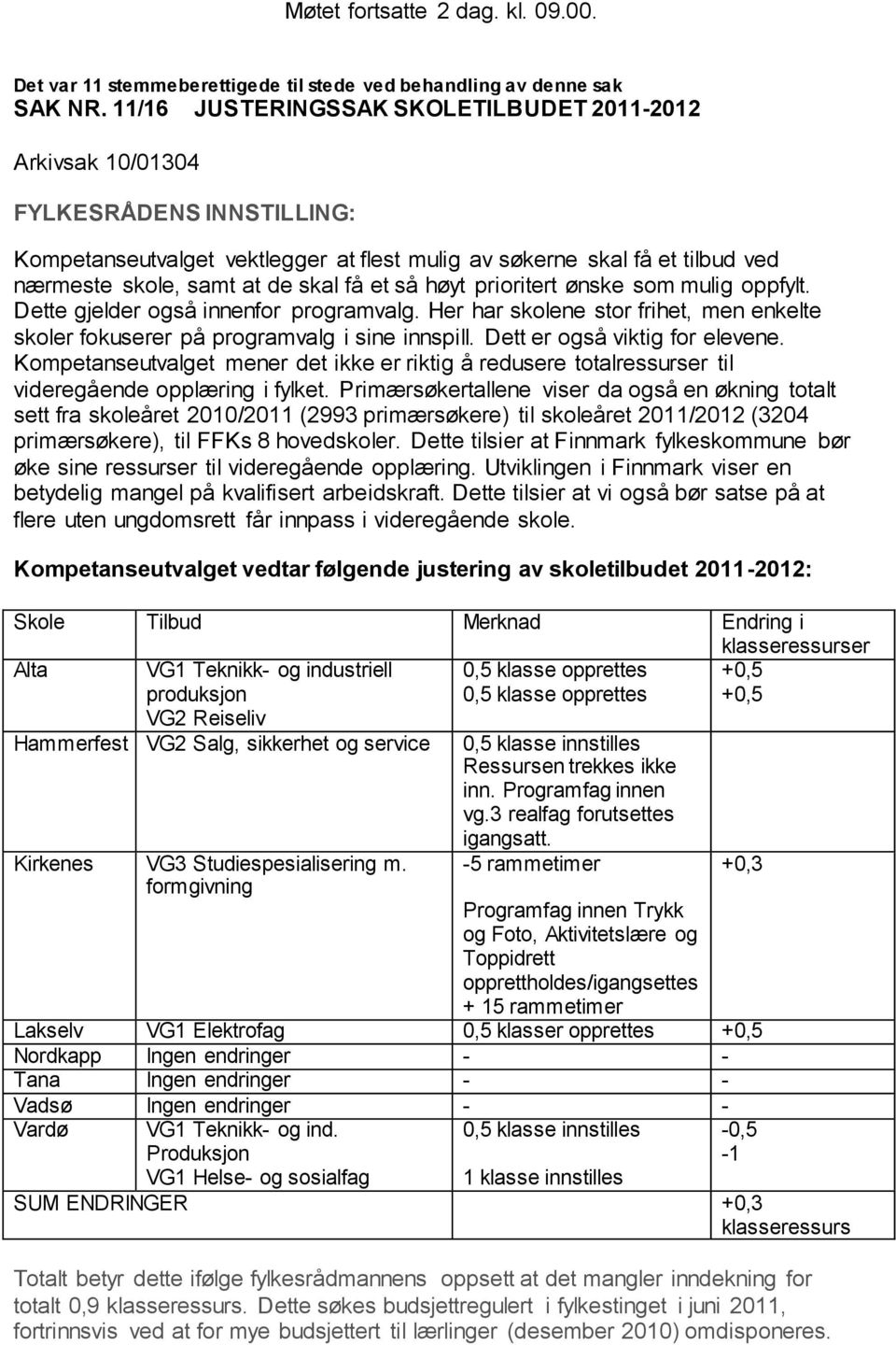 få et så høyt prioritert ønske som mulig oppfylt. Dette gjelder også innenfor programvalg. Her har skolene stor frihet, men enkelte skoler fokuserer på programvalg i sine innspill.