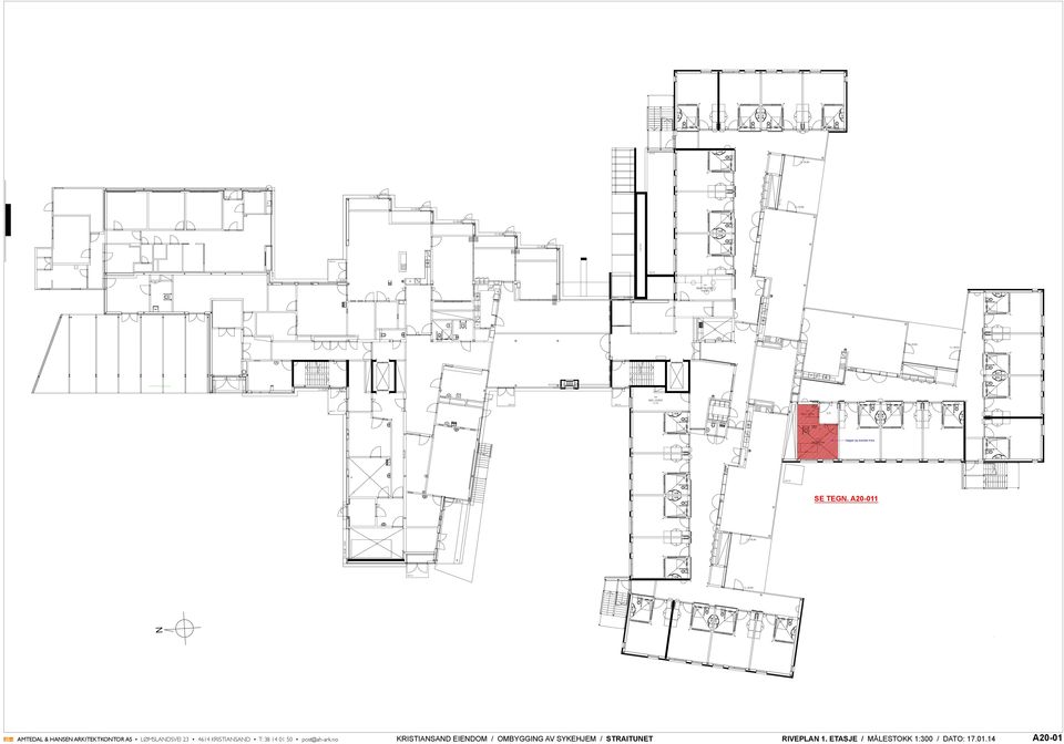 A20-011 RAMPE RIST R5 AMTEDAL & HANSEN ARKITEKTKONTOR AS LØMSLANDSVEI 23 4614 KRISTIANSAND T: 38 14