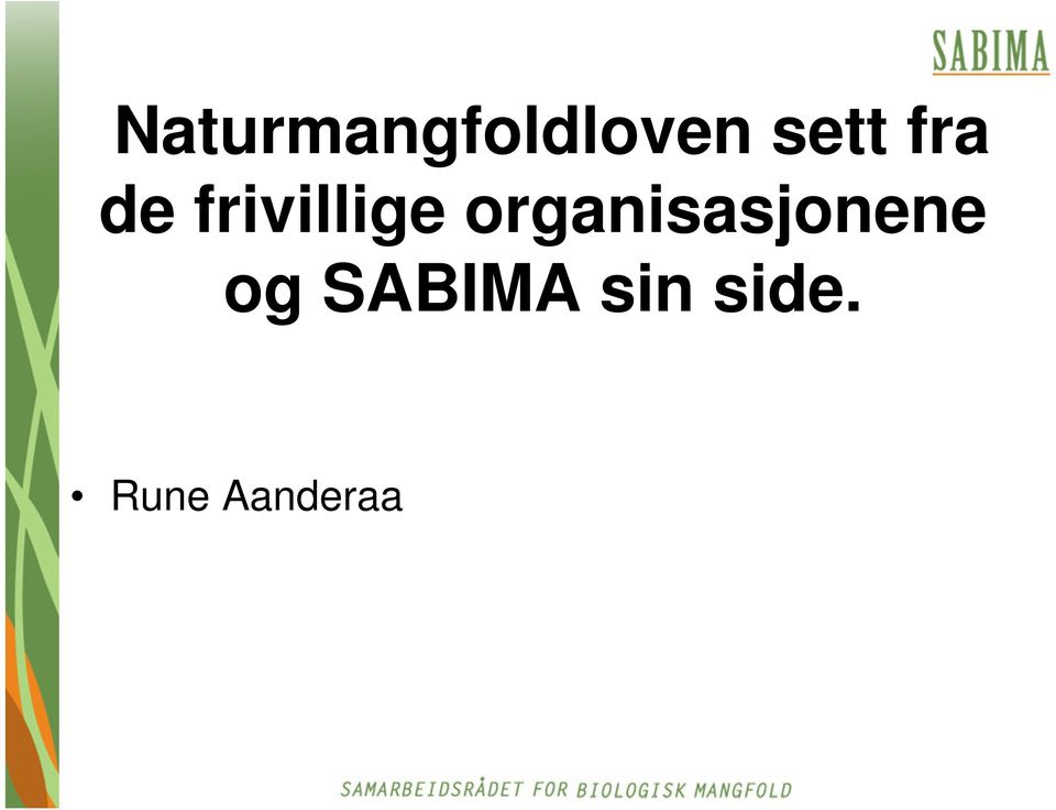 organisasjonene og