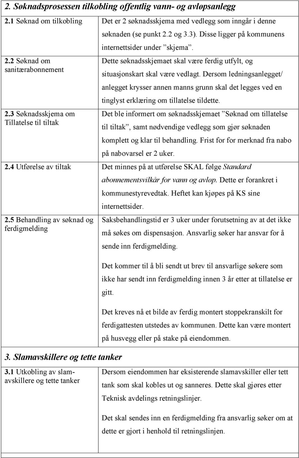 Dette søknadsskjemaet skal være ferdig utfylt, og situasjonskart skal være vedlagt.