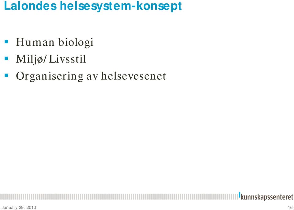 biologi Miljø/Livsstil