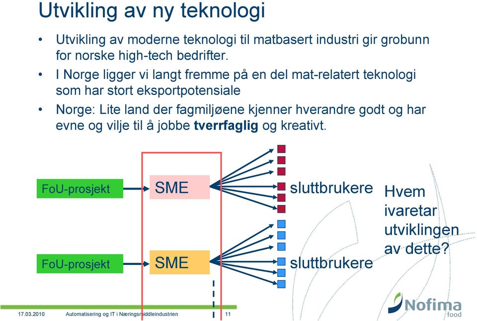 fagmiljøene kjenner hverandre godt og har evne og vilje til å jobbe tverrfaglig og kreativt.