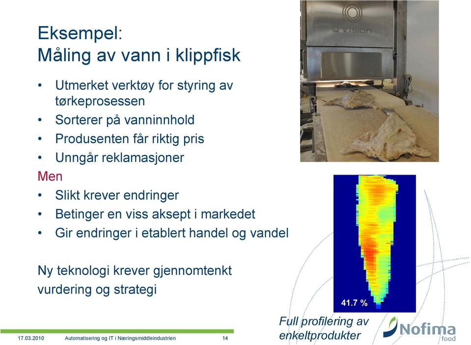 aksept i markedet Gir endringer i etablert handel og vandel Ny teknologi krever gjennomtenkt vurdering