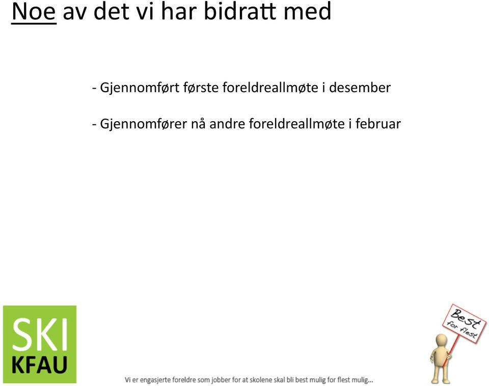 foreldreallmøte i desember