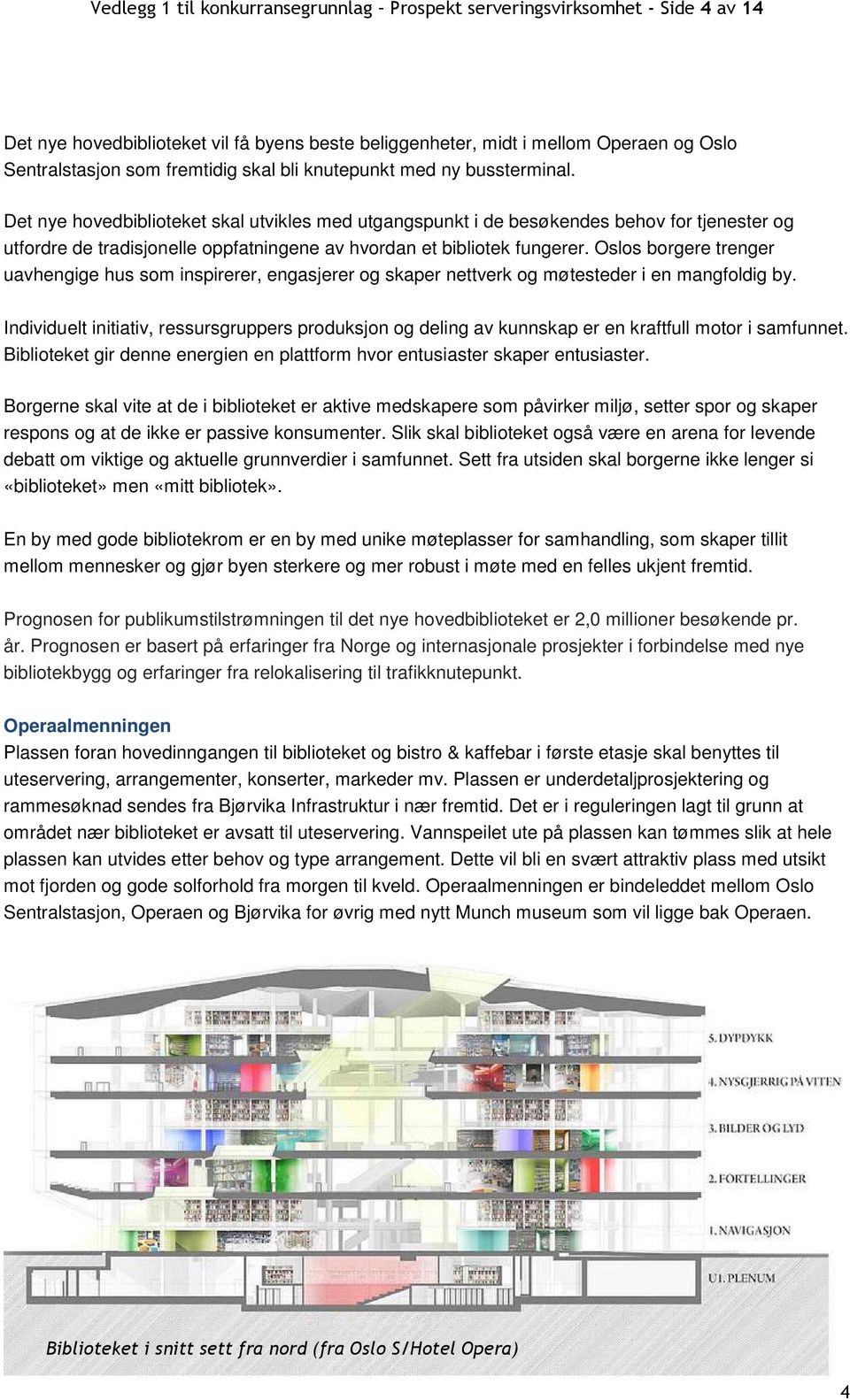 Det nye hovedbiblioteket skal utvikles med utgangspunkt i de besøkendes behov for tjenester og utfordre de tradisjonelle oppfatningene av hvordan et bibliotek fungerer.