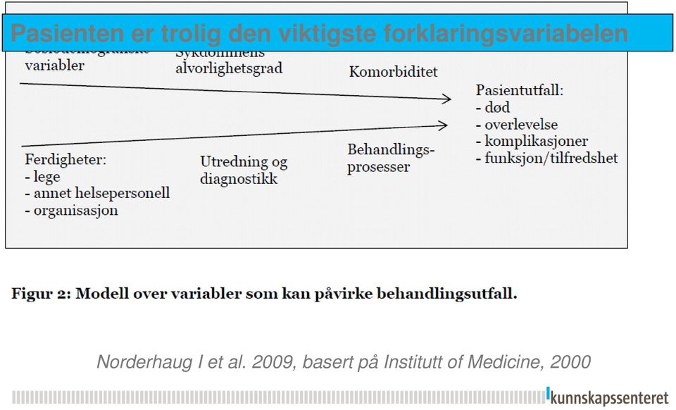 forklaringsvariabelen