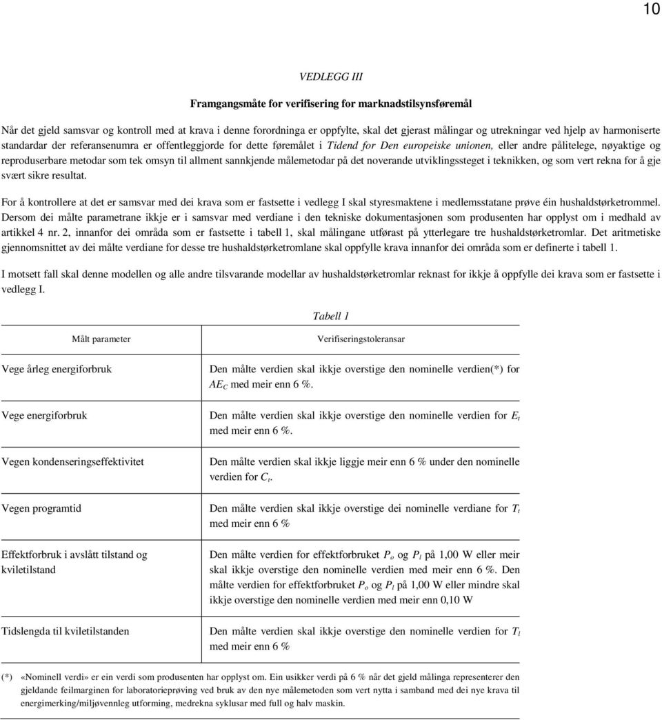 omsyn til allment sannkjende målemetodar på det noverande utviklingssteget i teknikken, og som vert rekna for å gje svært sikre resultat.