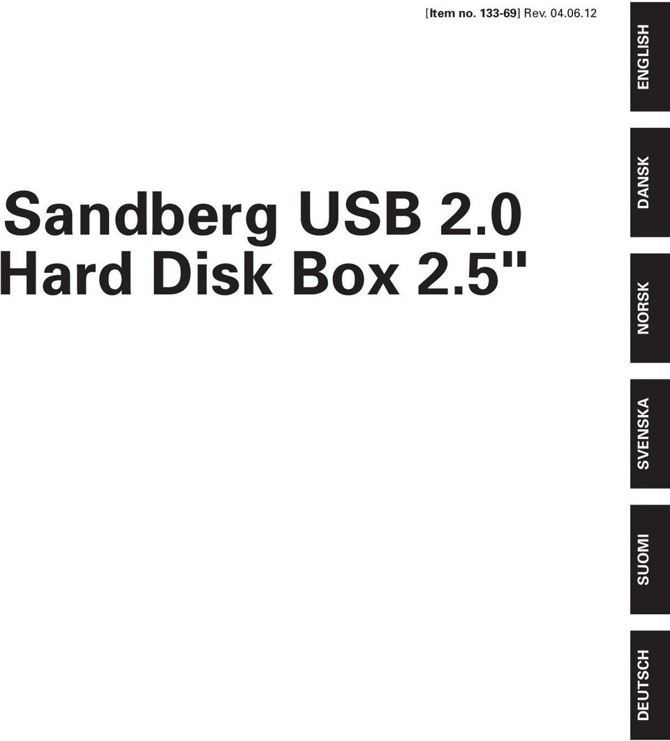 2.0 Hard Disk Box 2.