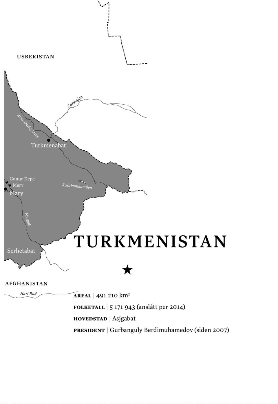 Hari Rud areal 491 210 km 2 folketall 5 171 943 (anslått per