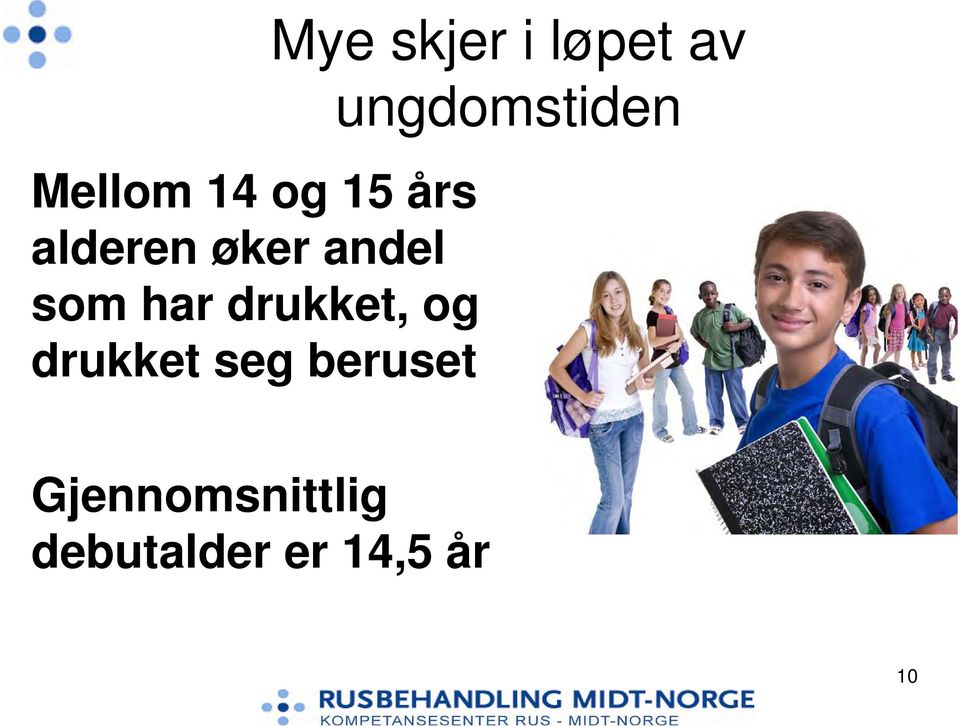 beruset Mye skjer i løpet av