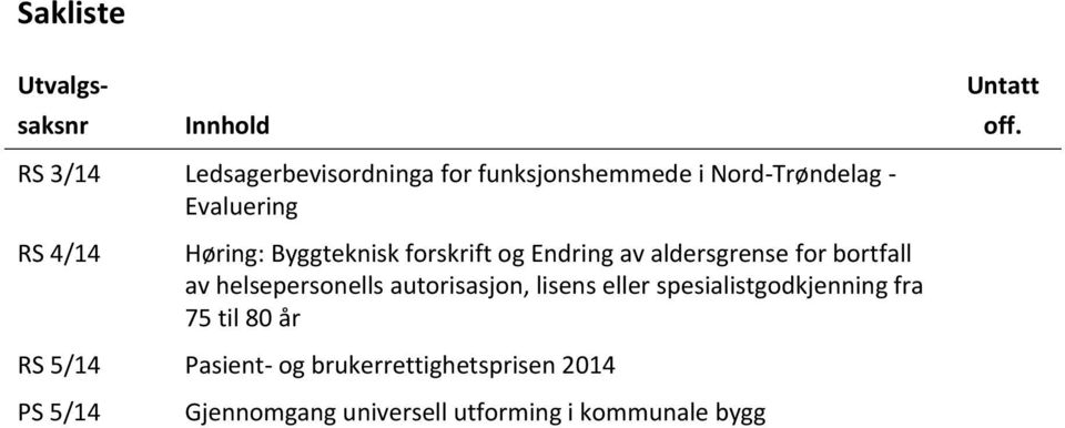 Byggteknisk forskrift og Endring av aldersgrense for bortfall av helsepersonells autorisasjon,