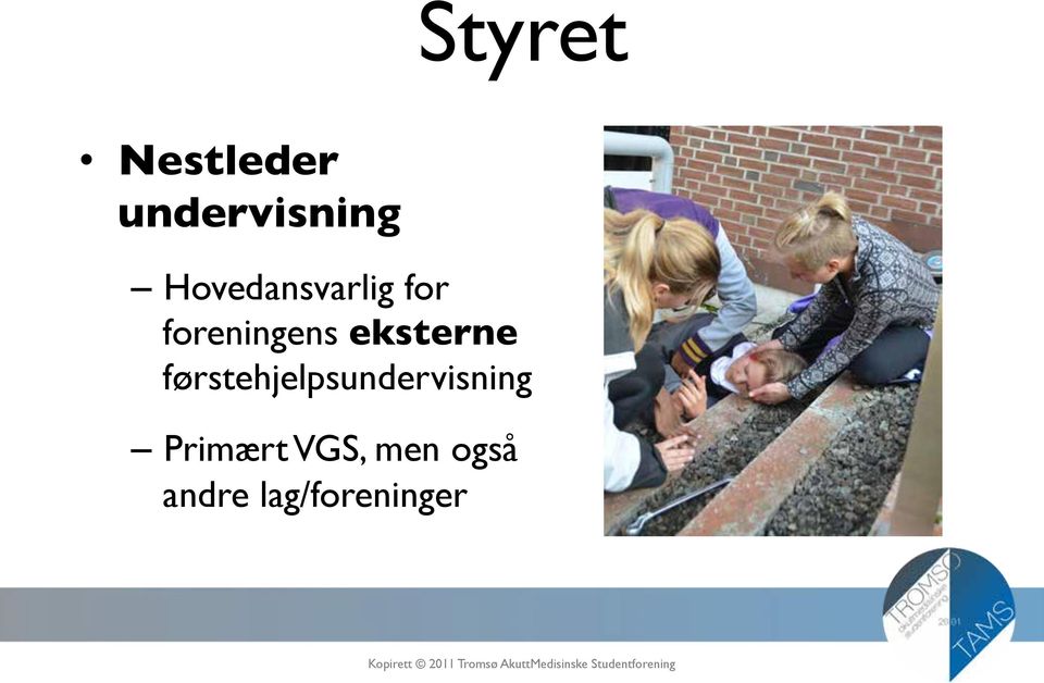 eksterne førstehjelpsundervisning