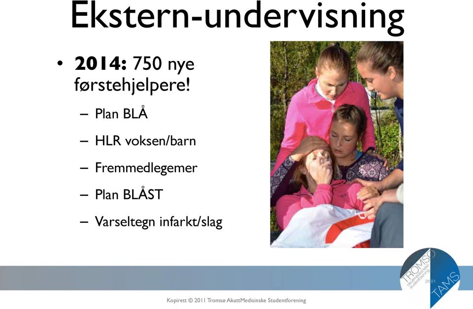 Plan BLÅ HLR voksen/barn