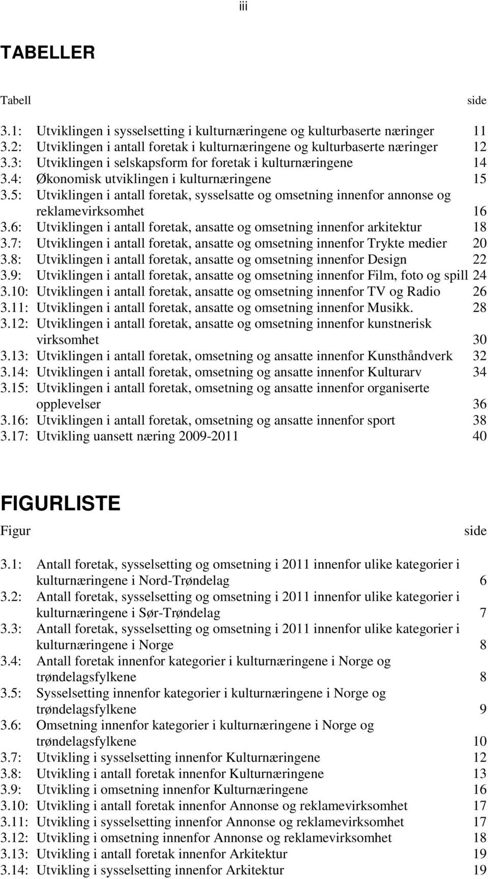 5: Utviklingen i antall foretak, sysselsatte og omsetning innenfor annonse og reklamevirksomhet 6 3.6: Utviklingen i antall foretak, ansatte og omsetning innenfor arkitektur 8 3.