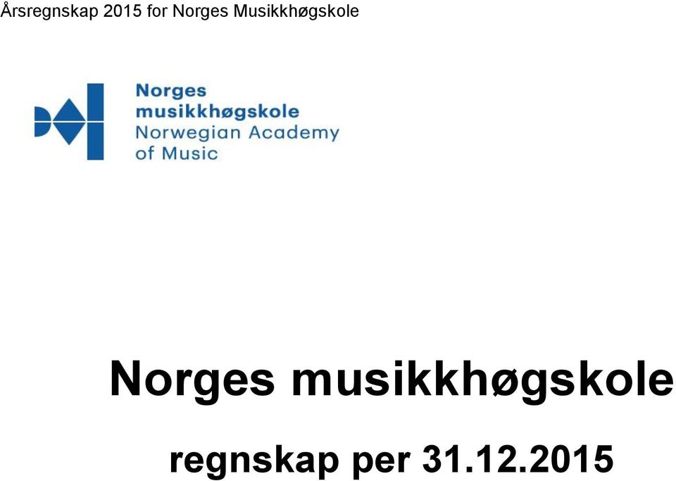 Norges musikkhøgskole