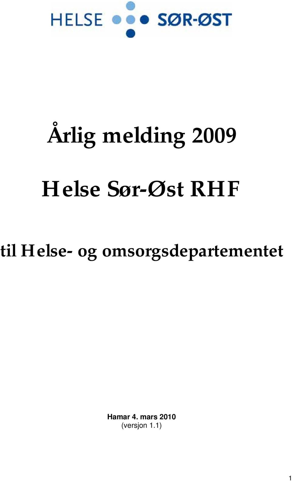 omsorgsdepartementet Hamar