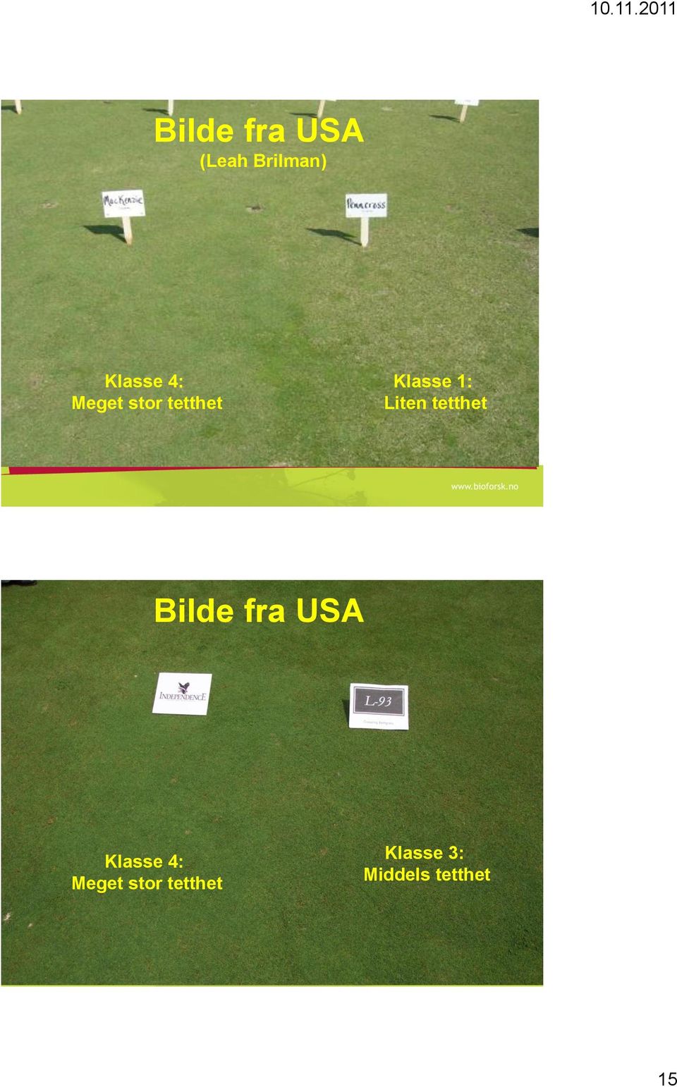 tetthet Bilde fra USA Klasse 4: Meget