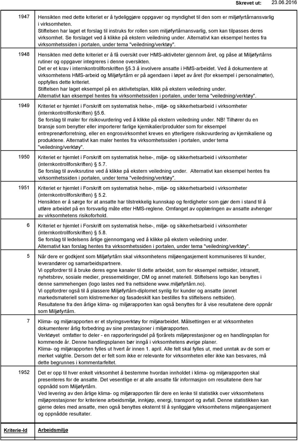 Alternativt kan eksempel hentes fra virksomhetssiden i portalen, under tema "veiledning/verktøy".