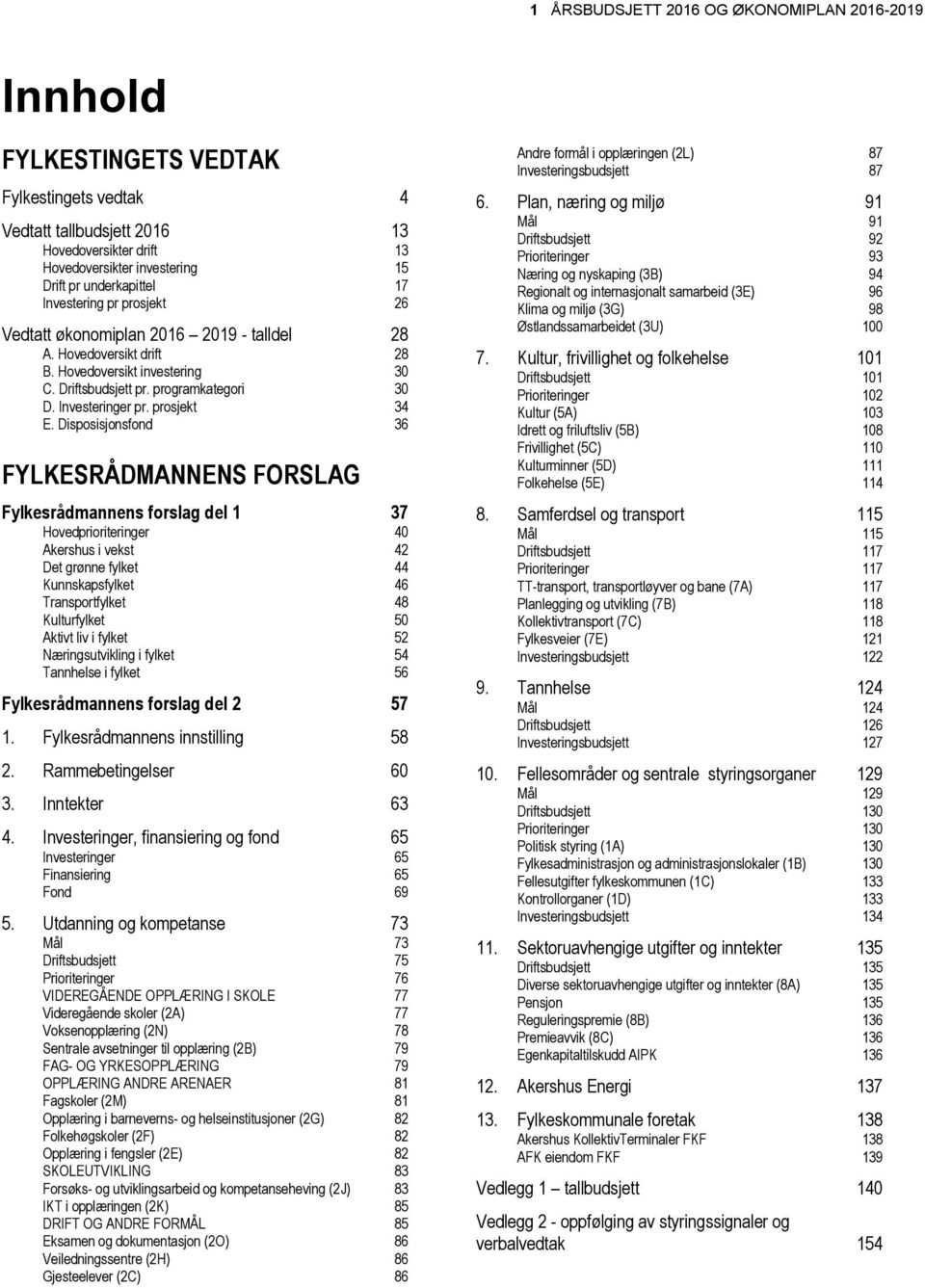 Investeringer pr. prosjekt 34 E.