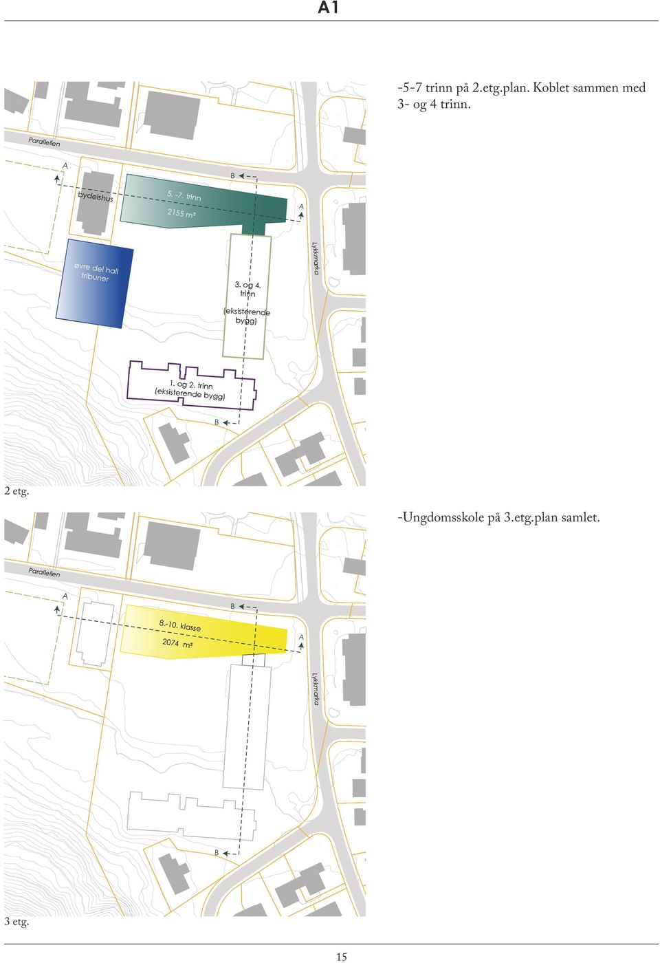 trinn (eksisterende bygg) 1. og 2.