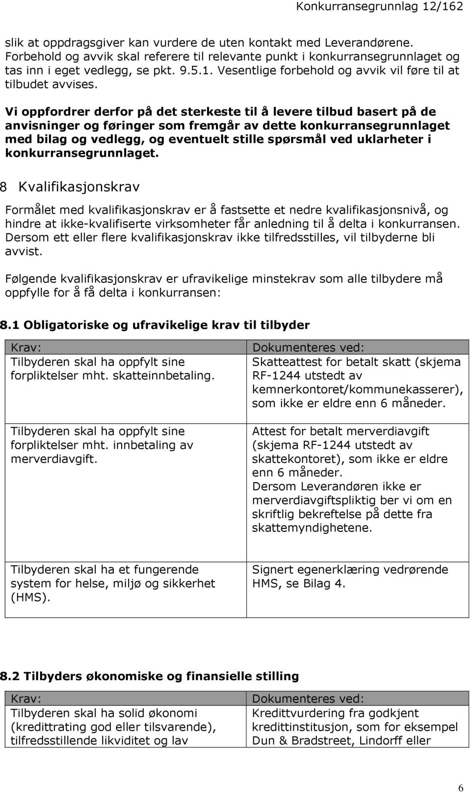 Vi oppfordrer derfor på det sterkeste til å levere tilbud basert på de anvisninger og føringer som fremgår av dette konkurransegrunnlaget med bilag og vedlegg, og eventuelt stille spørsmål ved