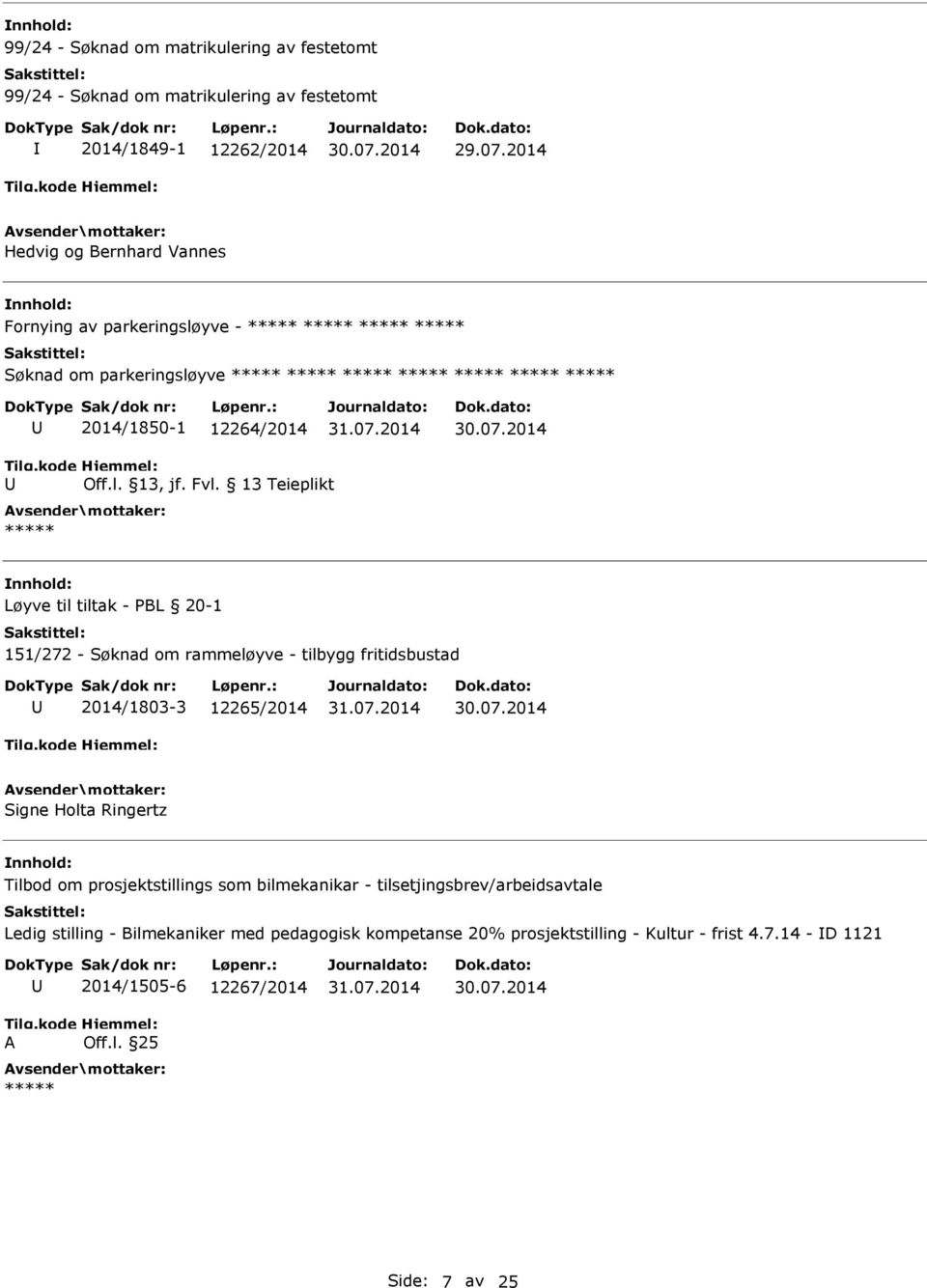 13 Teieplikt Løyve til tiltak - BL 20-1 151/272 - Søknad om rammeløyve - tilbygg fritidsbustad 2014/1803-3 12265/2014 Signe Holta Ringertz Tilbod om