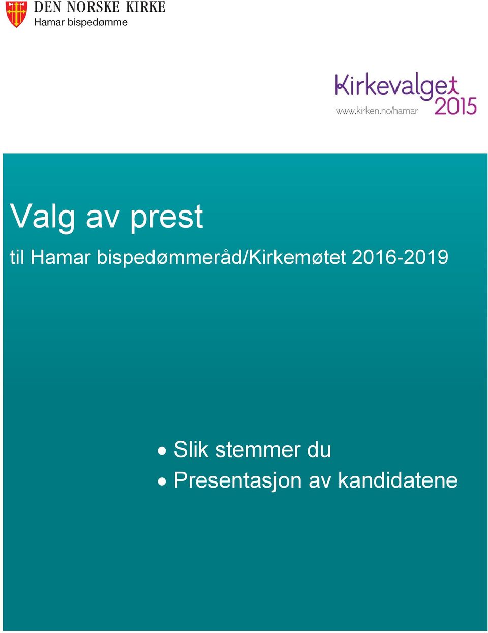 2016-2019 Slik stemmer du