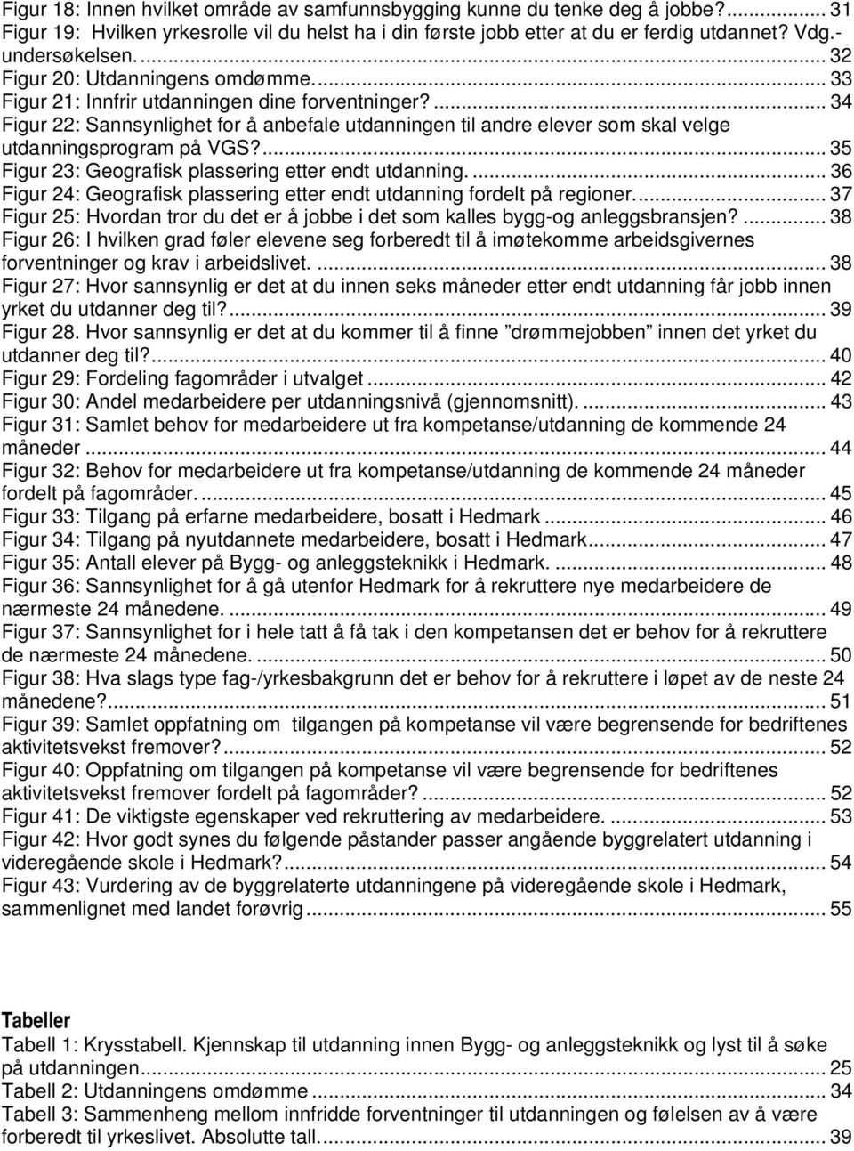 ... 34 Figur 22: Sannsynlighet for å anbefale utdanningen til andre elever som skal velge utdanningsprogram på VGS?... 35 Figur 23: Geografisk plassering etter endt utdanning.