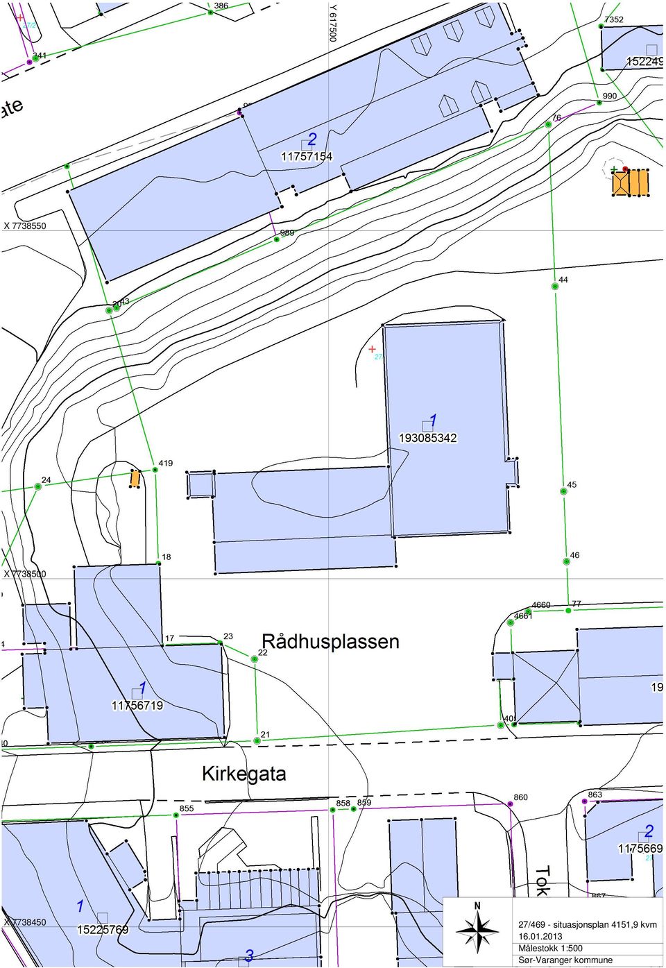 situasjonsplan 4151,9 kvm 16.