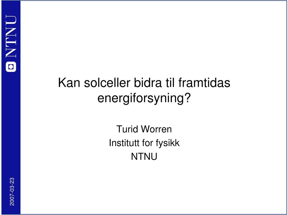 energiforsyning?