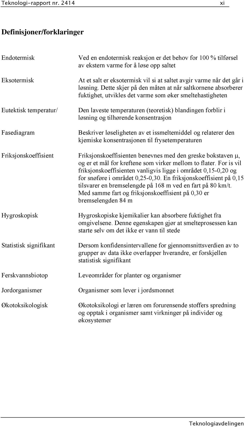 salt er eksotermisk vil si at saltet avgir varme når det går i løsning.