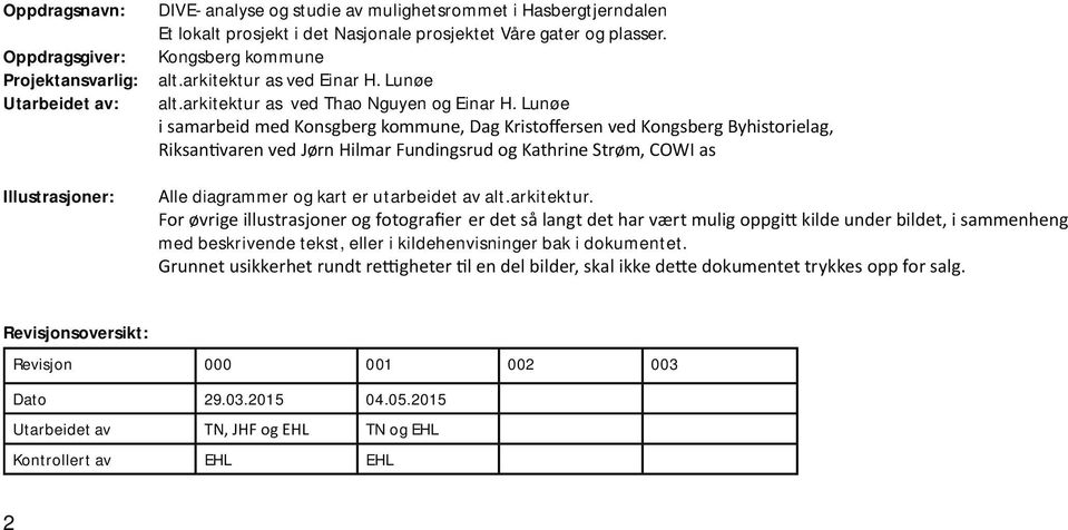 arkitektur as ved Thao Nguyen og Einar H. Lunøe Illustrasjoner: Alle diagrammer og kart er utarbeidet av alt.arkitektur. med beskrivende tekst, eller i kildehenvisninger bak i dokumentet.