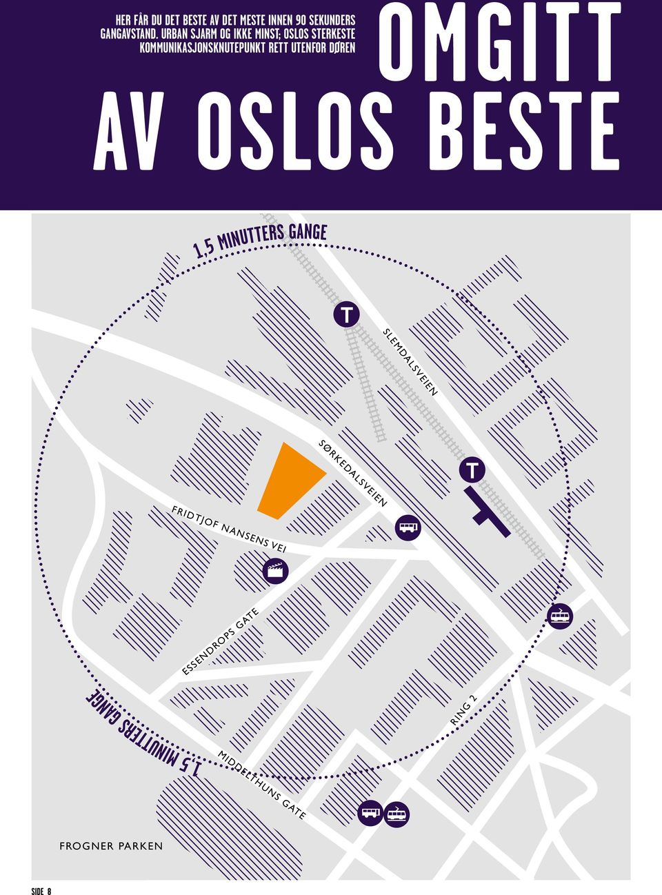 URBAN SJARM OG IKKE MINST; OSLOS STERKESTE KOMMUNIKASJONSKNUTEPUNKT RETT UTENFOR