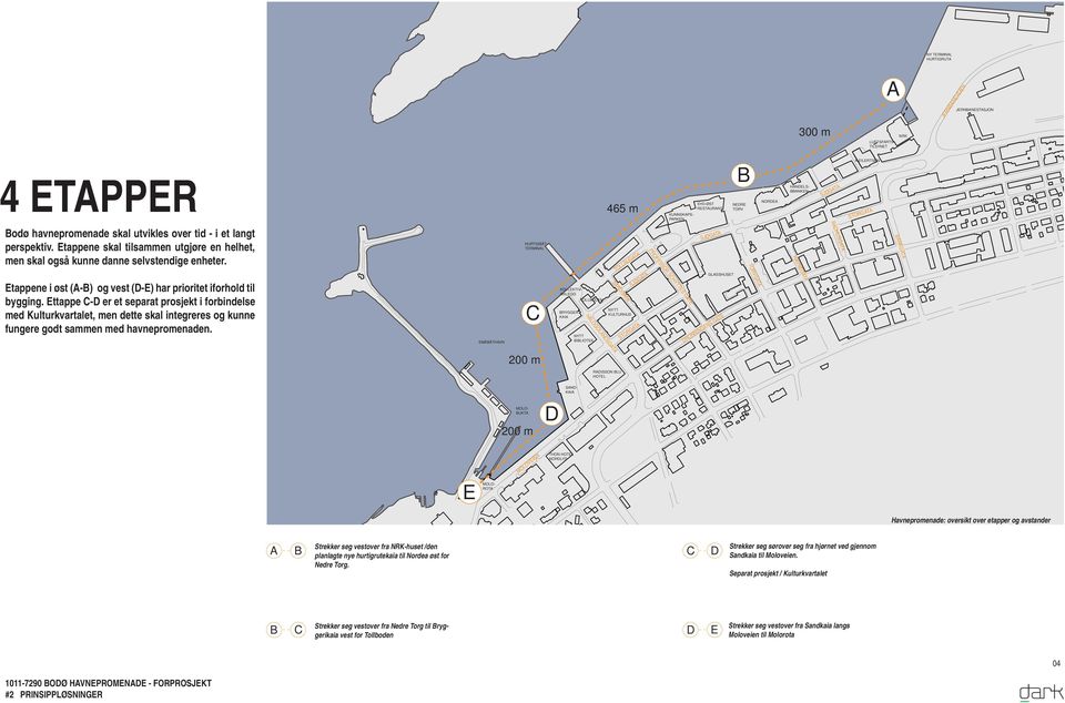 ttappe C-D er et separat prosjekt i forbindelse med Kulturkvartalet, men dette skal integreres og kunne fungere godt sammen med havnepromenaden.