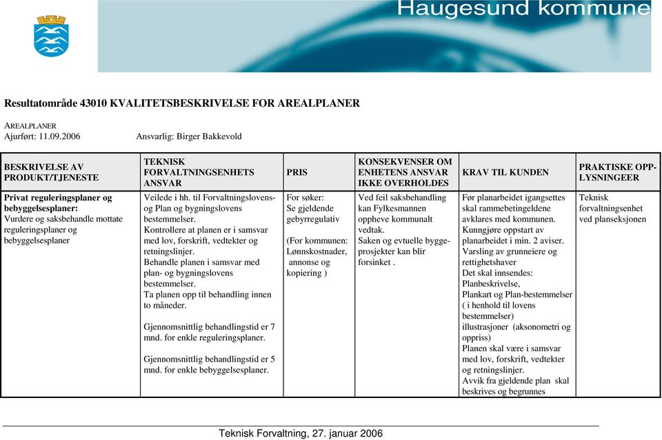 til Forvaltningslovensog Plan og bygningslovens bestemmelser. Kontrollere at planen er i samsvar med lov, forskrift, vedtekter og retningslinjer.