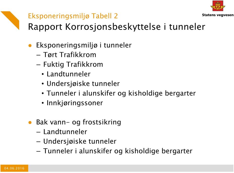 Undersjøiske tunneler Tunneler i alunskifer og kisholdige bergarter